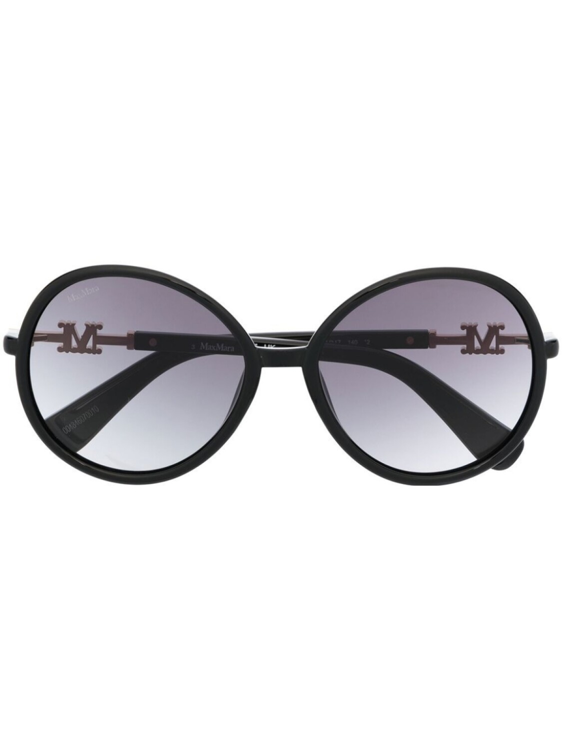 

Солнцезащитные очки в круглой оправе Max Mara Eyewear, черный