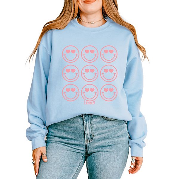 

SWSmiley love smiley grid - женский графический свитшот Simply Sage Market, Light Blue, Зеленый, SWSmiley love smiley grid - женский графический свитшот Simply Sage Market, Light Blue