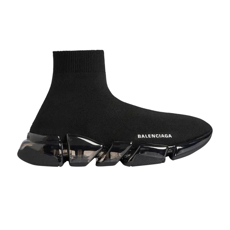 Кроссовки Balenciaga Wmns Speed 2.0 Sneaker 'Full Clear Sole - Black', черный