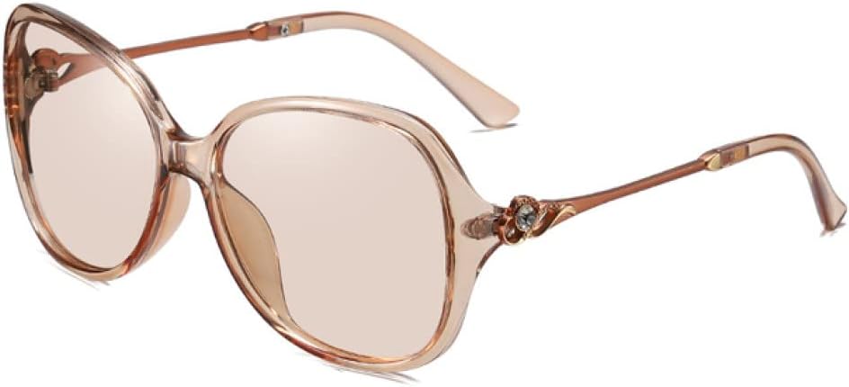 

Фотохромные солнцезащитные очки для женщин, фиолетово-розовые, с поляризованными линзами UV400, меняющими цвет, модные, с квадратными линзами и эффектом обесцвечивания generic, Tea Discoloration