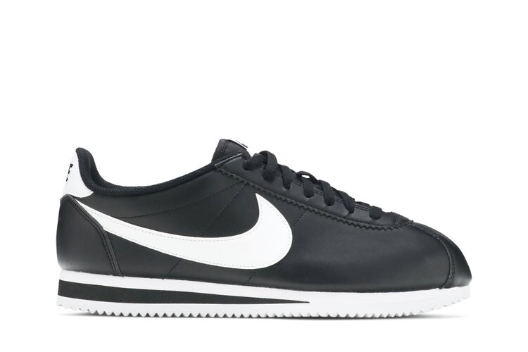 

Кроссовки Nike Wmns Classic Cortez Leather 'Black White', черный