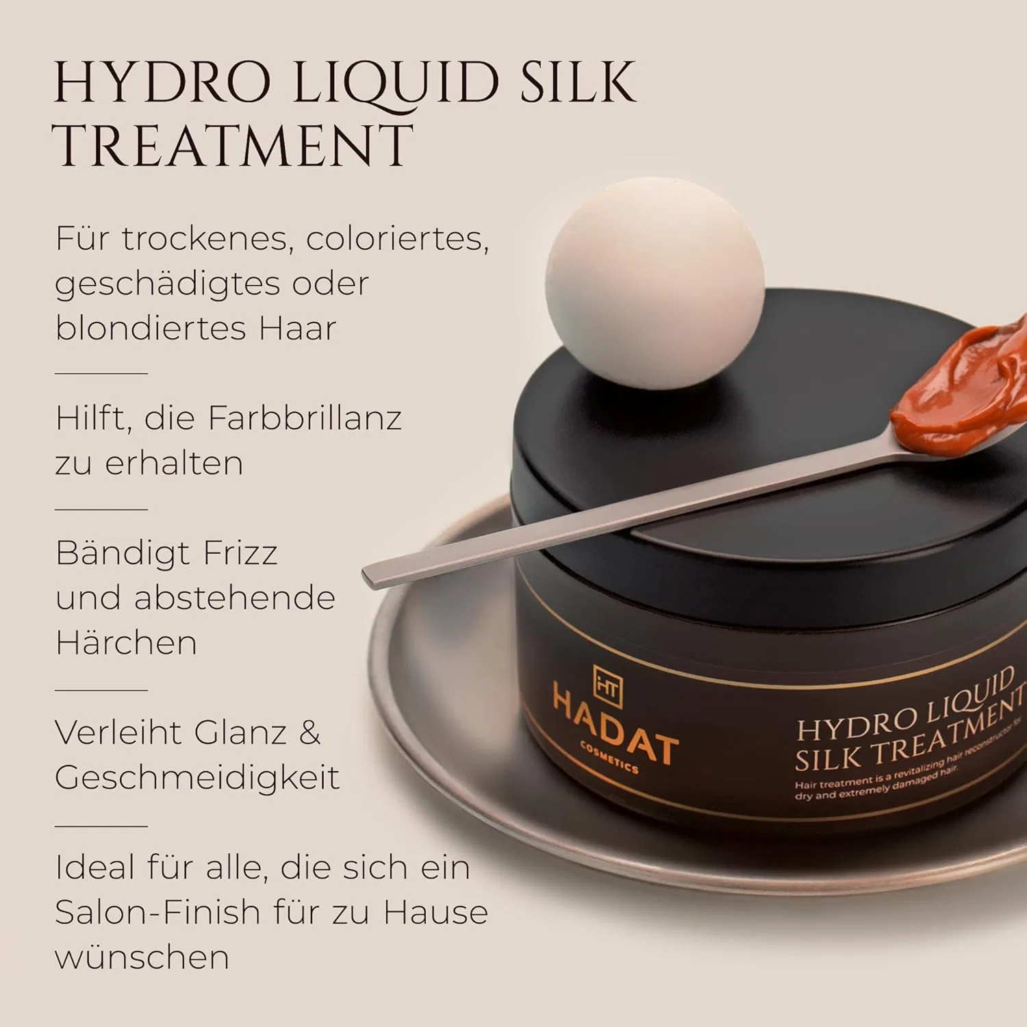 Маска для волос HADAT Liquid Silk Treatment с макадамией и аргановым маслом Hadat Cosmetics — фото 2