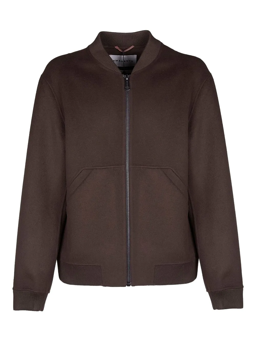 

Бомбер на молнии Amaranto, коричневый