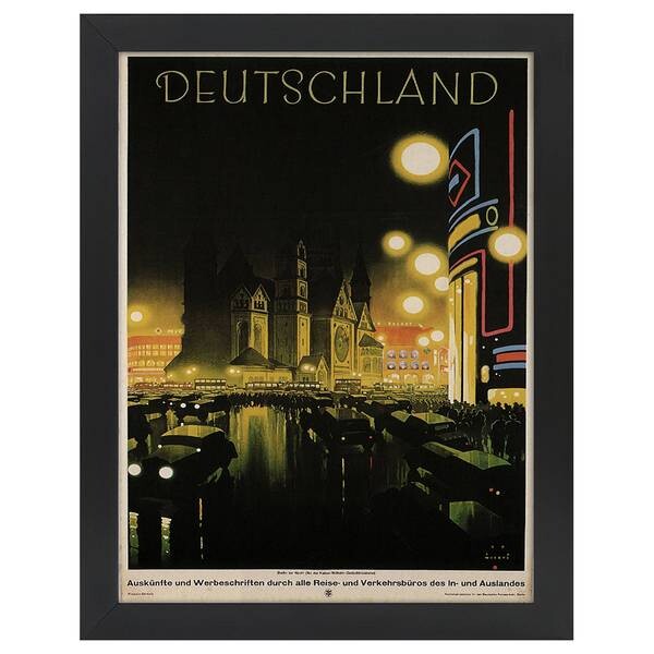 

Рамка для фотографий LegendArte Poster Deutschland, черный