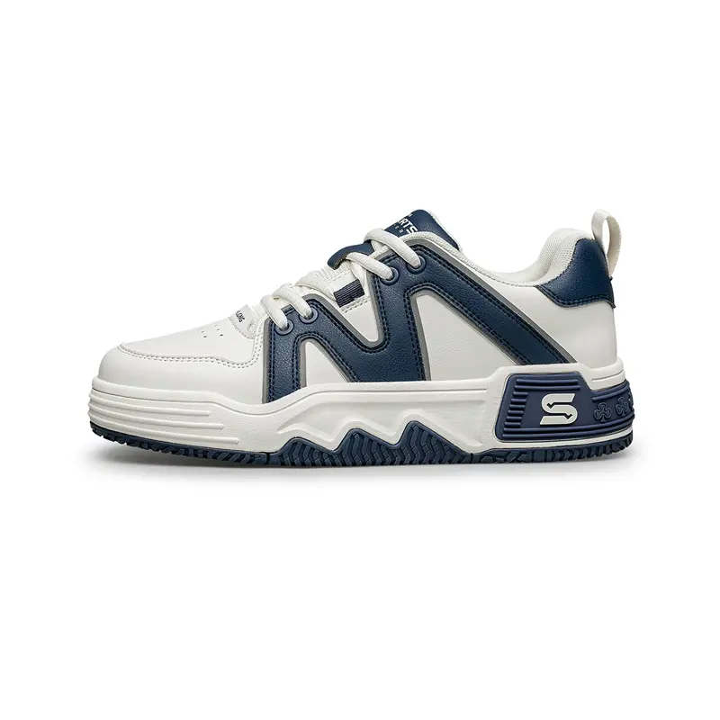 

KANGLONG Мужские низкие скейтерские кеды синие, цвет Blue