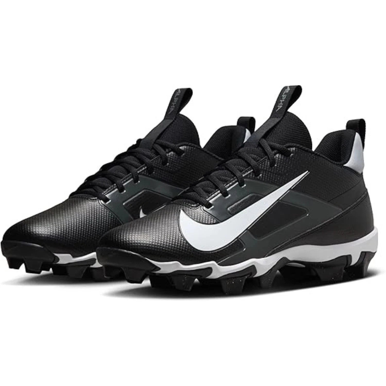 

Мужские футбольные бутсы Nike Alpha Menace 4 Shark FQ3875-001, черно-белые, NIN955
