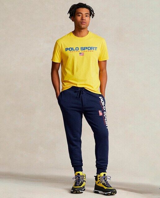 

Мужские спортивные штаны с логотипом Polo Sport Polo Ralph Lauren, темно-синий