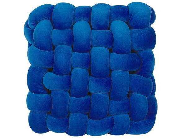 

Декоративная подушка Beliani SIRALI, 30x30x30 см цвет blau/marineblau