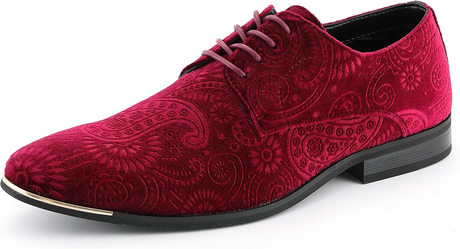 

Мужские классические туфли, оксфордские туфли на шнуровке для мужчин Amali, бордовый