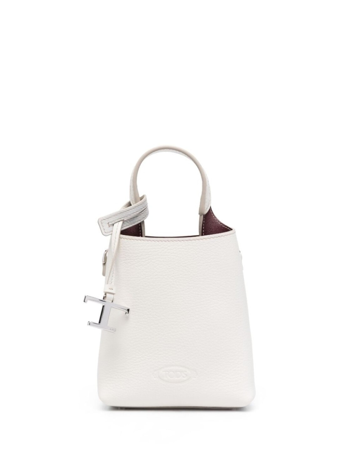 

Мини-сумка с тисненым логотипом Tod's, белый
