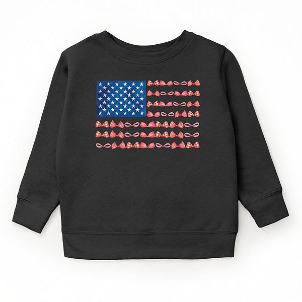 Американский свитшот с бантом и флагом The Juniper Shop, Black