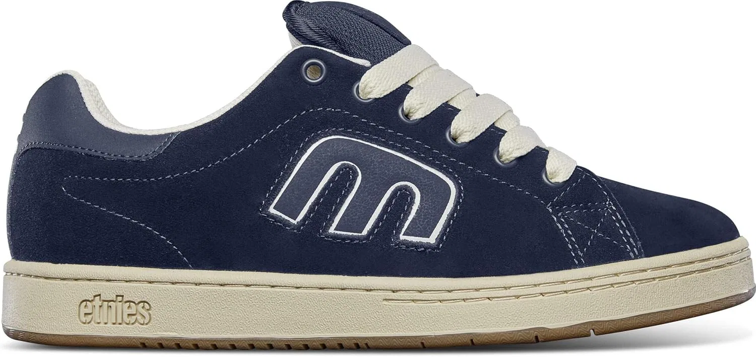 Кроссовки Etnies Callicut Heritage Skate Style с объемным дизайном, массивной подошвой в стиле 90-х, усиленной чашеобразной подошвой и амортизацией, для повседневной носки, Navy Tan — фото 4