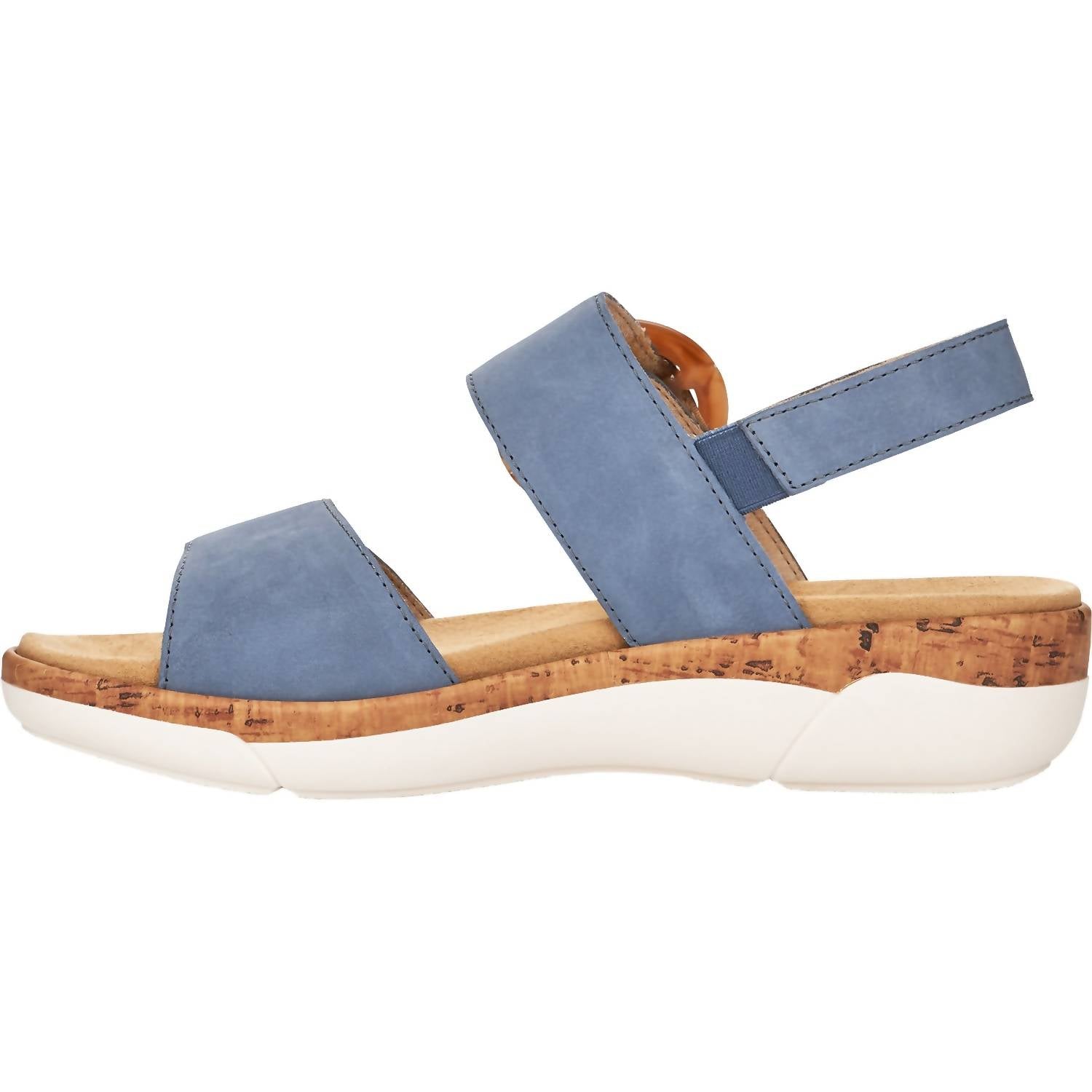 Women's Jocelyn 53 Nubuck Leather Sandal In Jeans Remonte, Jeans — фото 2