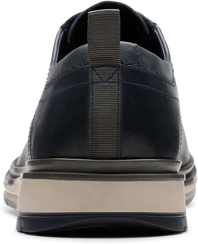 Clarks - - Мужские низкие туфли Chantry, Navy Leather — фото 4
