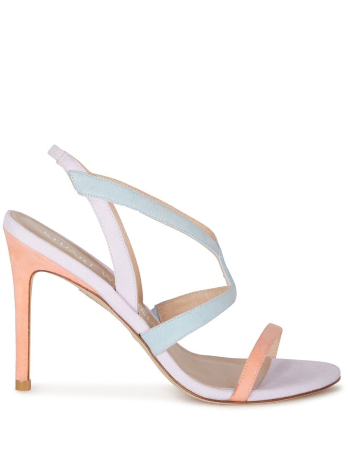 

110 мм сандалии Soiree Stuart Weitzman, синий