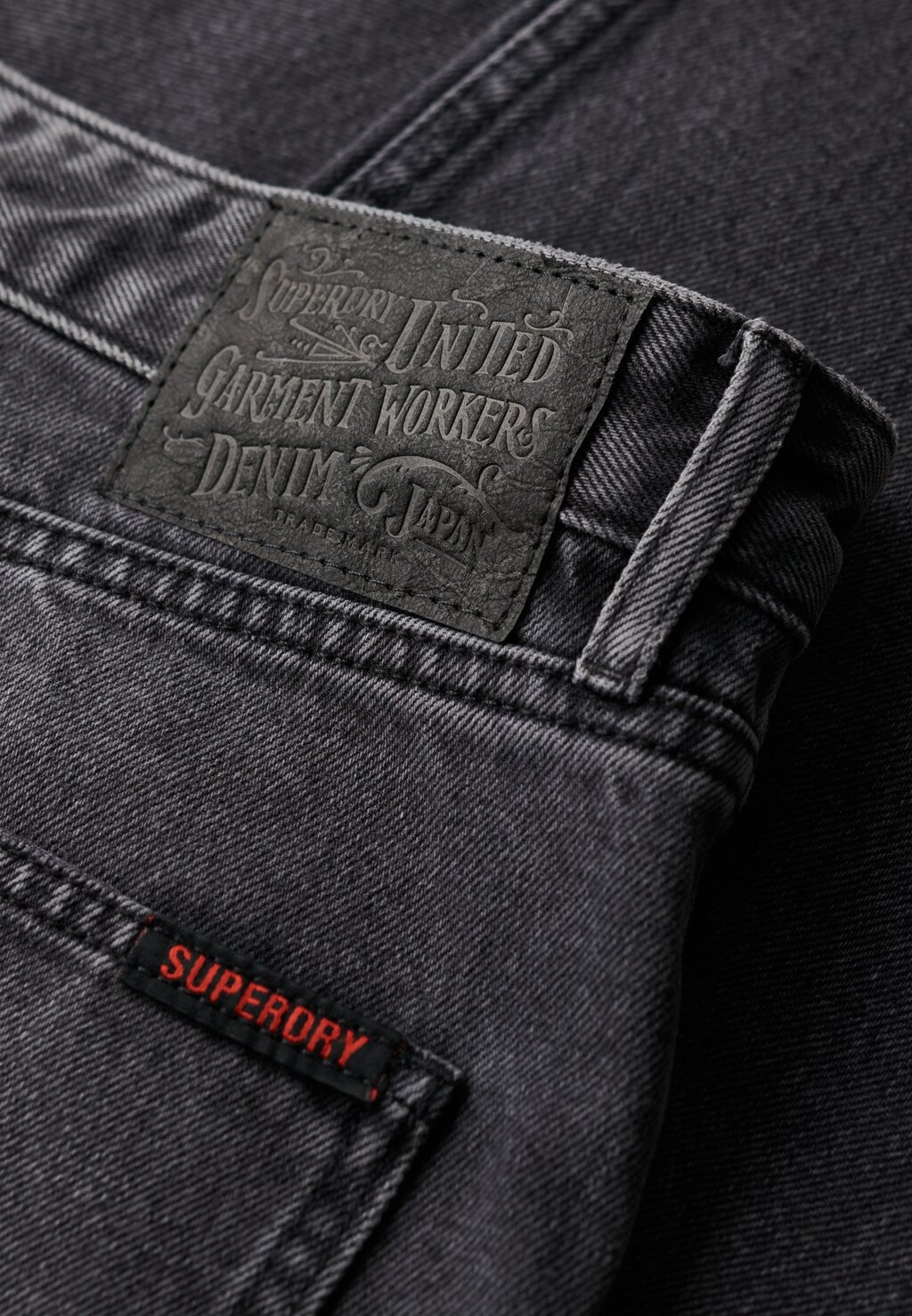 

Джинсы прямого кроя VINTAGE CARPENTER Superdry, черный