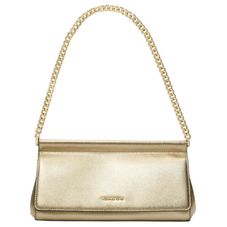 

MICHAEL KORS Женская сумка через плечо из спилка кожи среднего размера золотистого цвета