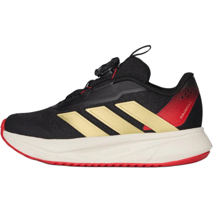 

Adidas DURAMO Low top Беговые Кроссовки Black Gold Red для детей