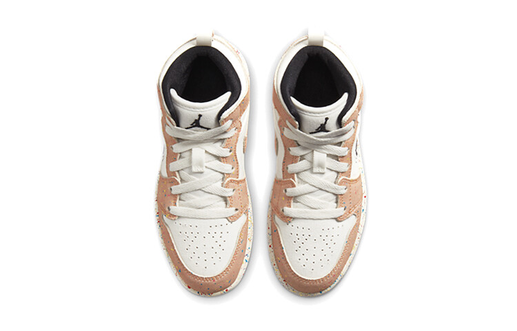 Кроссовки Jordan 1 Mid SE Brushstroke PS — фото 4