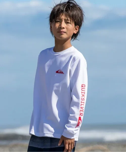 Рашгард с длинным рукавом Quiksilver BIG CLICKER LS YOUTH белый