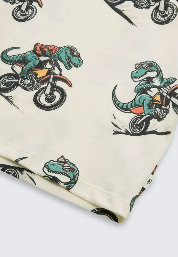 Футболка с принтом по всей поверхности Tom Tailor, Multicolor Dino Bike Design — фото 3