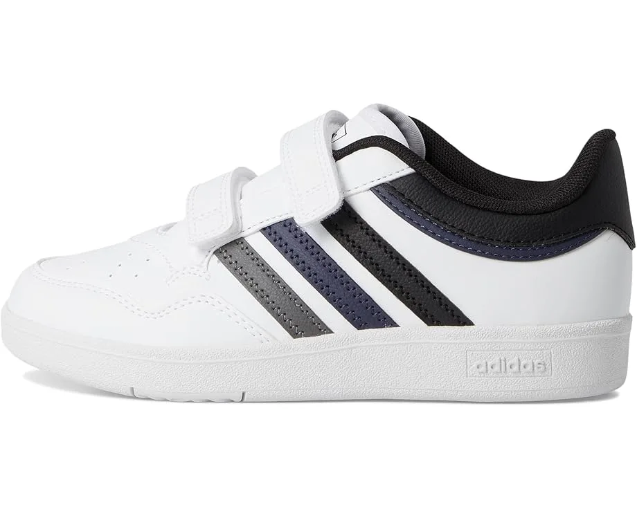 Кроссовки Adidas Kids Hoops 4.0 Shoes (Little Kid), White/Black/Shadow Navy — фото 4