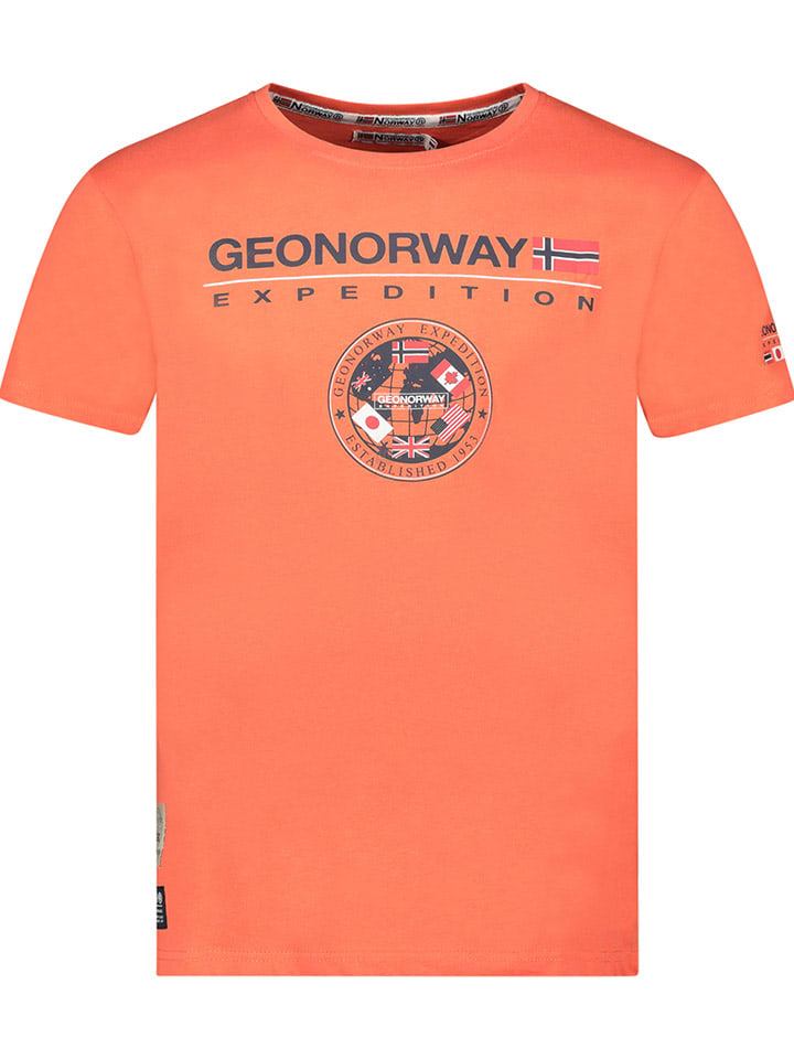 

Футболка Jvick Geographical Norway, оранжевый