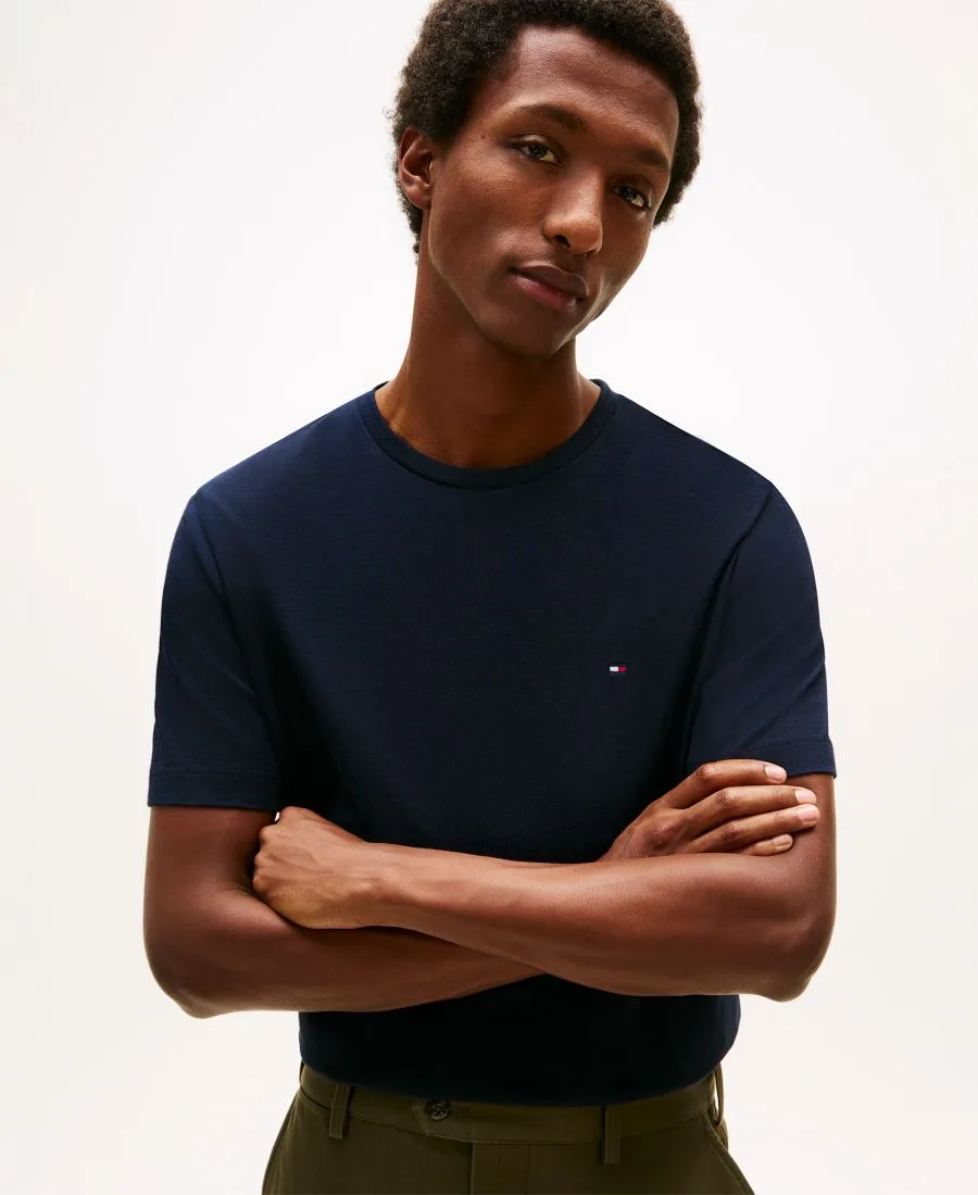 Мужская базовая футболка стандартного кроя Tommy Hilfiger, Desert Sky — фото 3