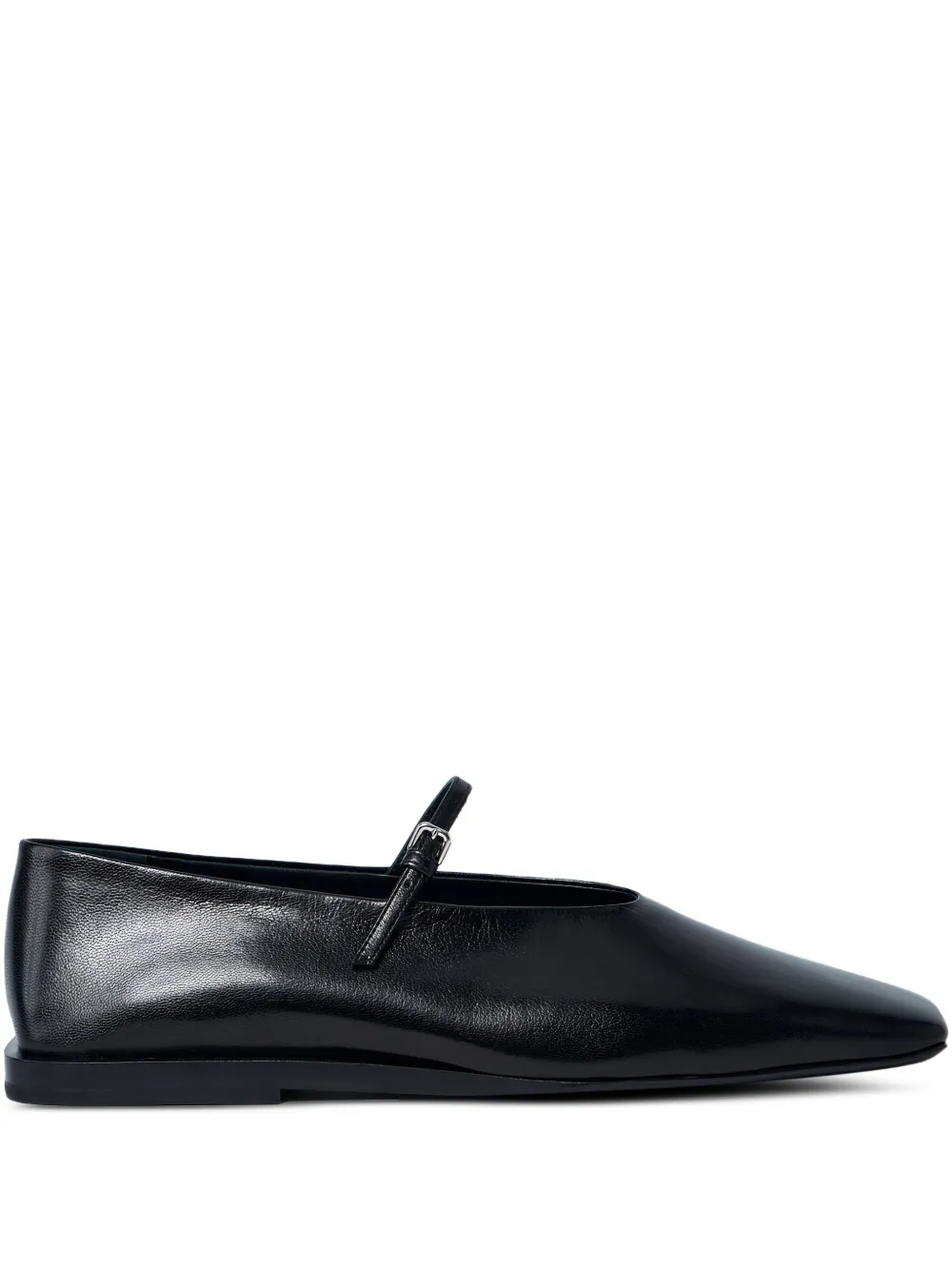 Кожаные балетки Jil Sander, черный