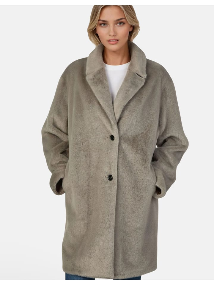 

WHITE LABEL Короткое пальто цвета таупе