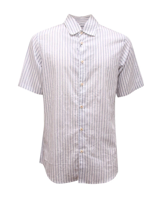 

Рубашка с эффектом мятой ткани, изготовлена в Италии. Dsquared2, белый