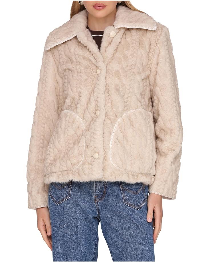 

Женская куртка Avec Les Filles High Pile Fleece, Sand Cable