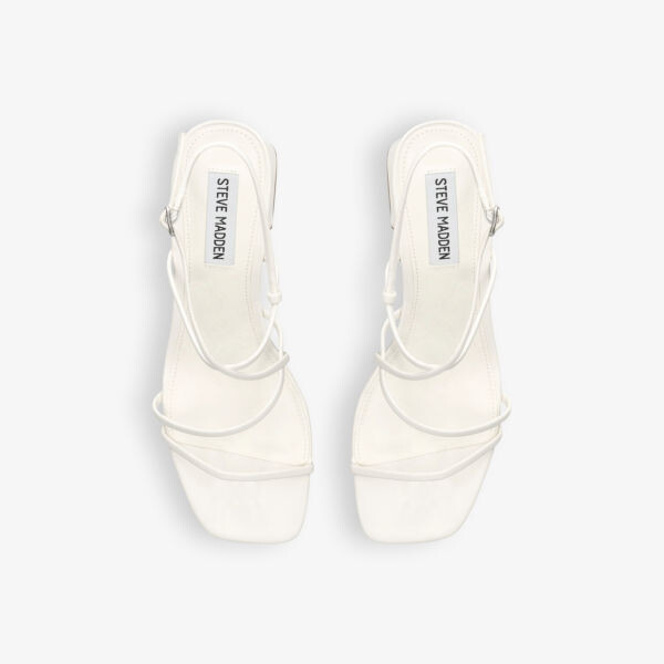 Сандалии Remmi из искусственной кожи с ремешками Steve Madden, белый — фото 2