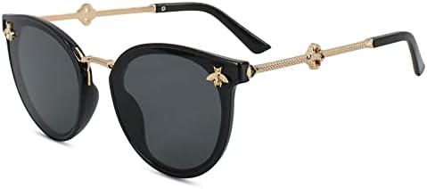 

Солнцезащитные очки для женщин 2026 года, модель «кошачий глаз», модные винтажные солнцезащитные очки, классические квадратные очки для женщин, защита от ультрафиолета UV400 MTZJH, Black