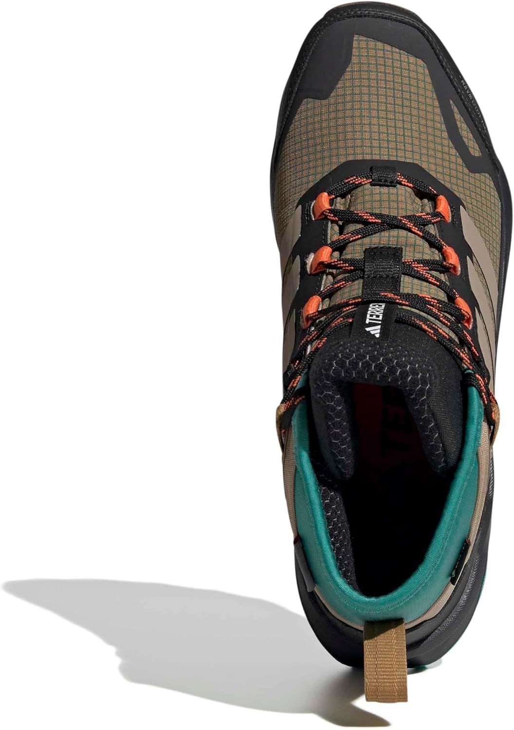 Мужские ботинки Adidas Terrex Skychaser Ax5 Mid Top Gore-tex Climawarm для походов, бирюзовый — фото 2