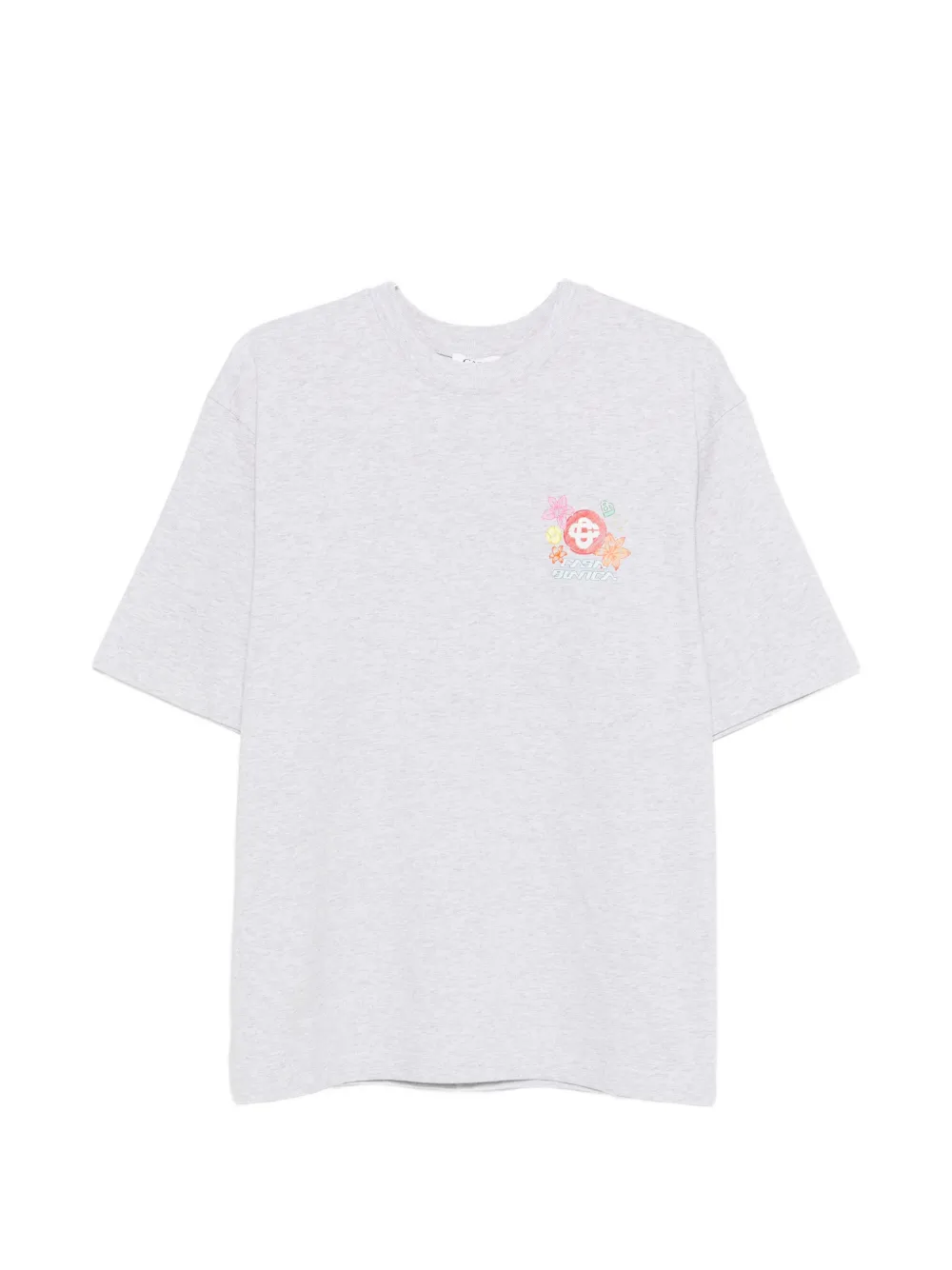 

Футболка свободного кроя с круглым вырезом Casablanca, серый