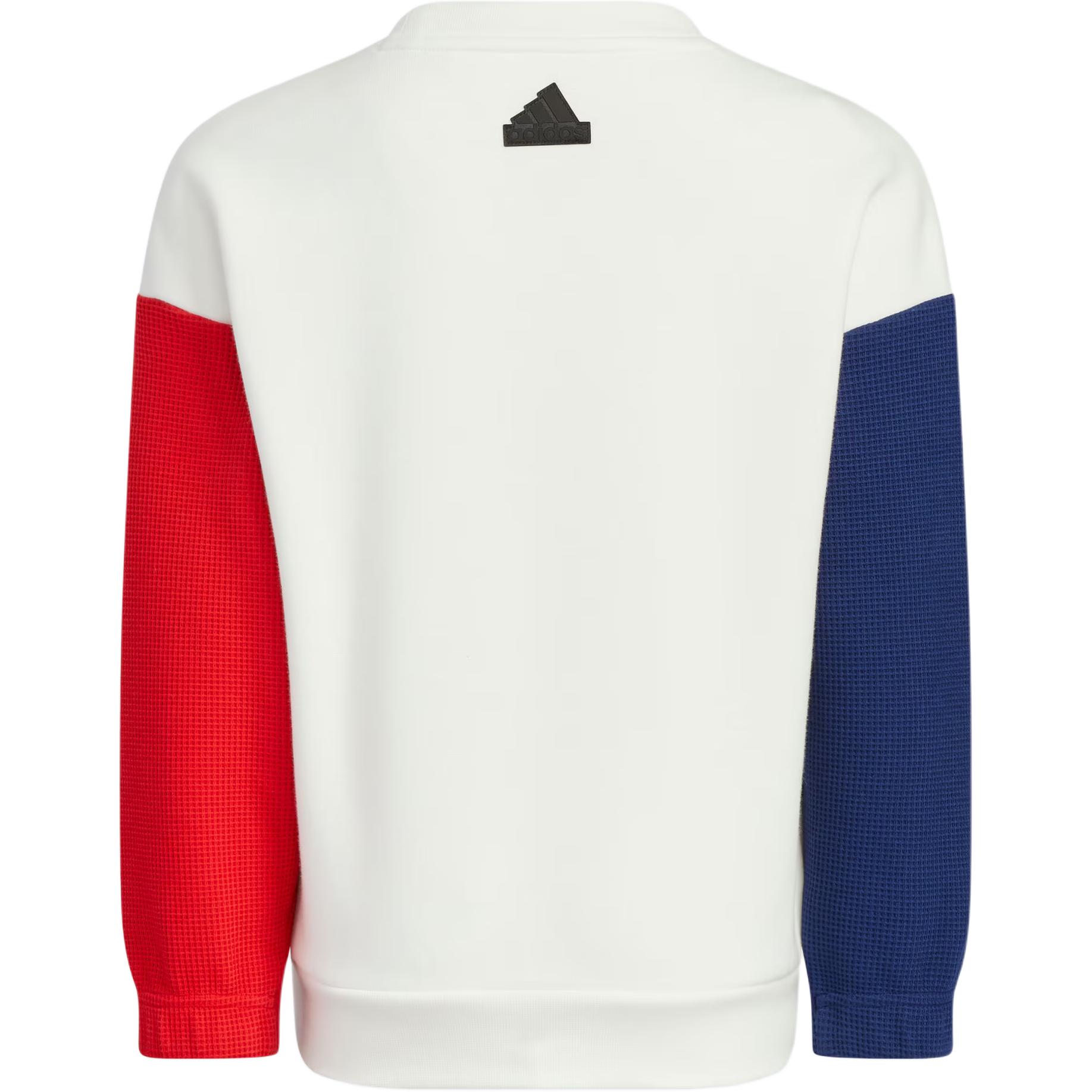 Свитшот Adidas для детей 3-7 лет Яркий белый/черный — фото 3