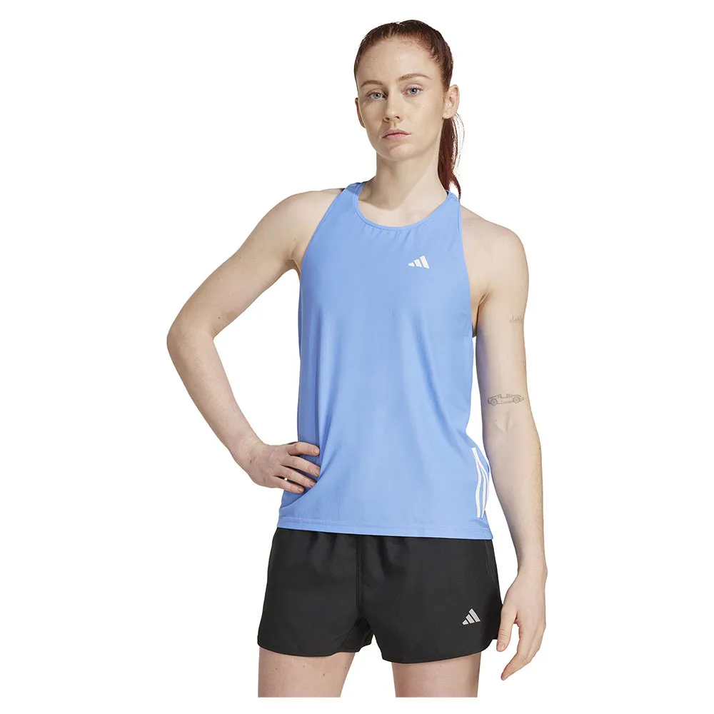 

Футболка без рукавов спортивная adidas Own The Run, синий