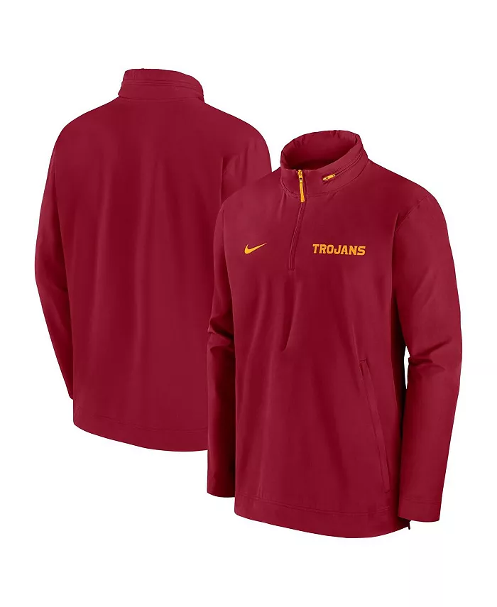 

Мужская куртка Cardinal USC Trojans Sideline Coaches с молнией на четверть Nike