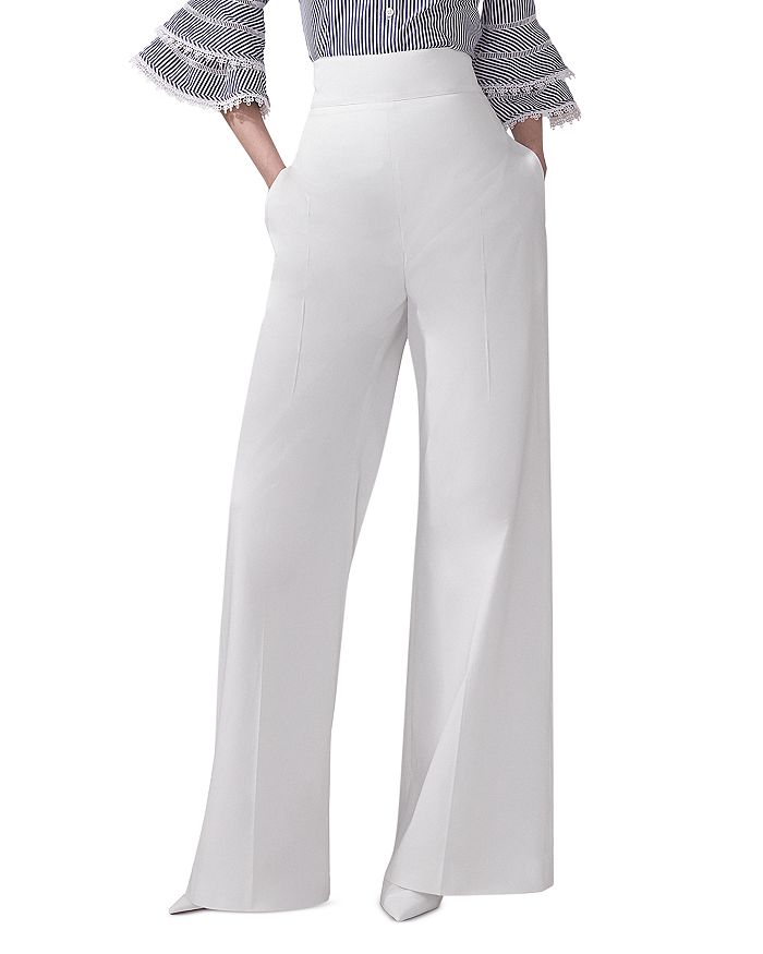 

Широкие брюки Carolina Herrera, белый