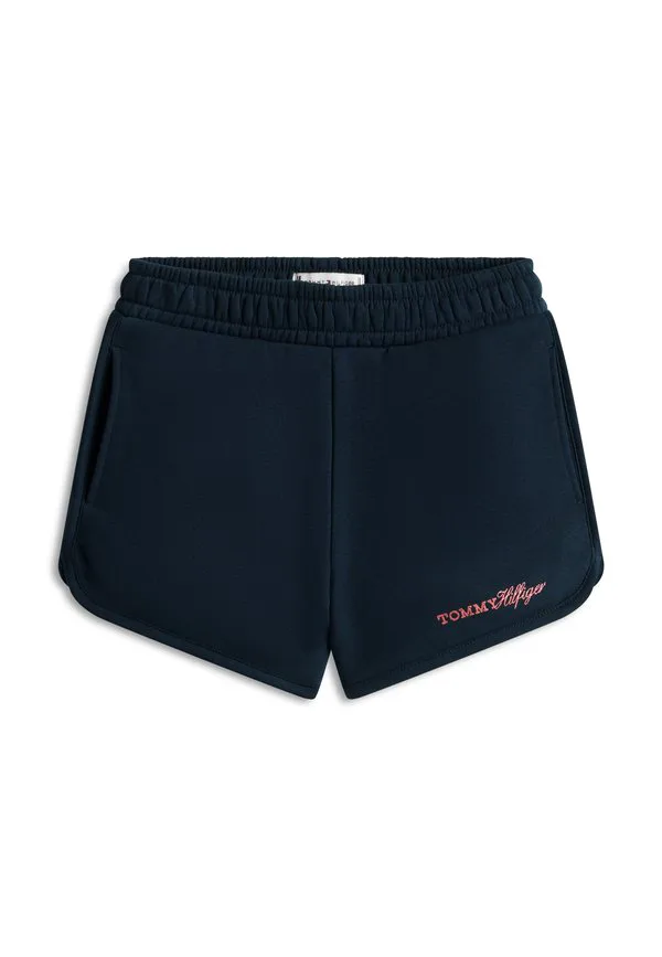 Тканевые шорты с блестящим логотипом Tommy Hilfiger, Dark Night Navy — фото 4