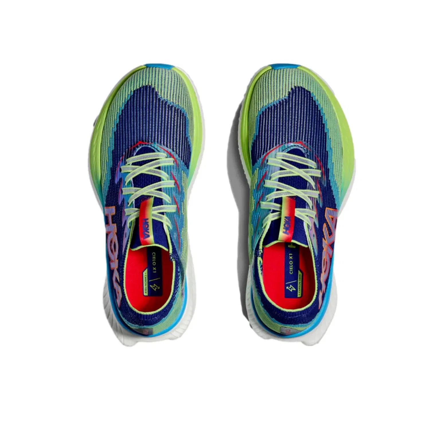 Hoka One Cielo X1 Evening Sky / Lettuce 1147910-ENN Men's, синий — фото 2
