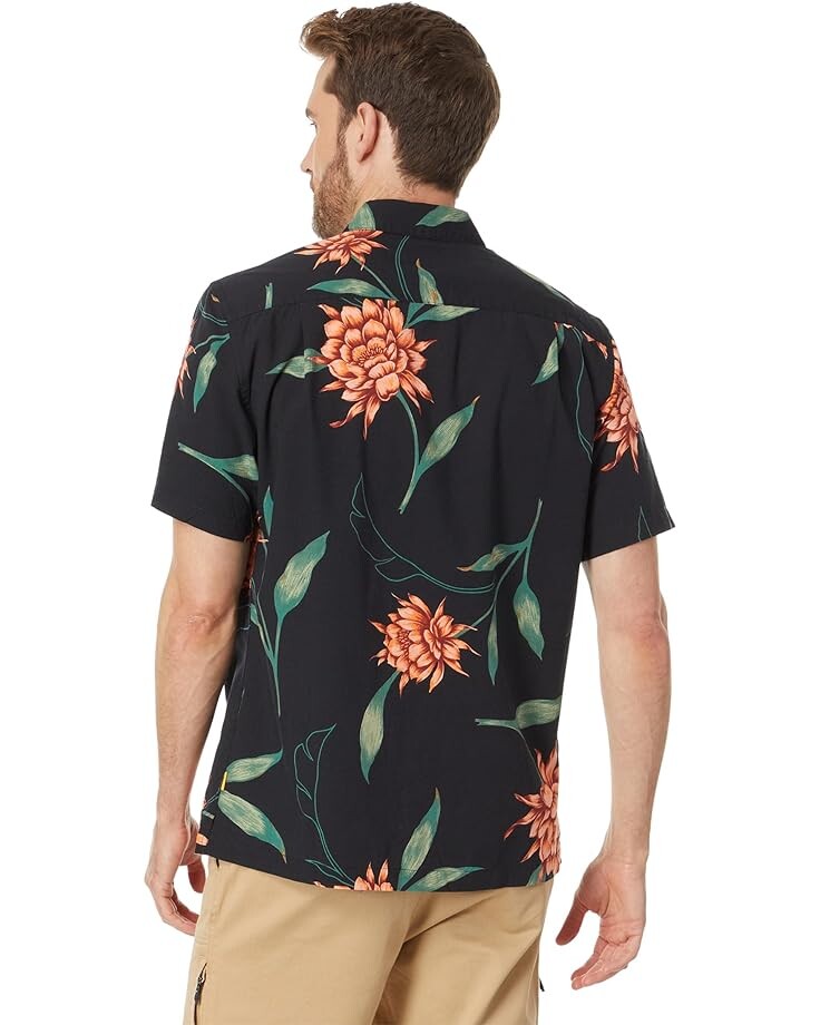 

Рубашка Quiksilver Waterman Perfect Bloom Button-Up Shirt, цвет Black Perfect Bloom