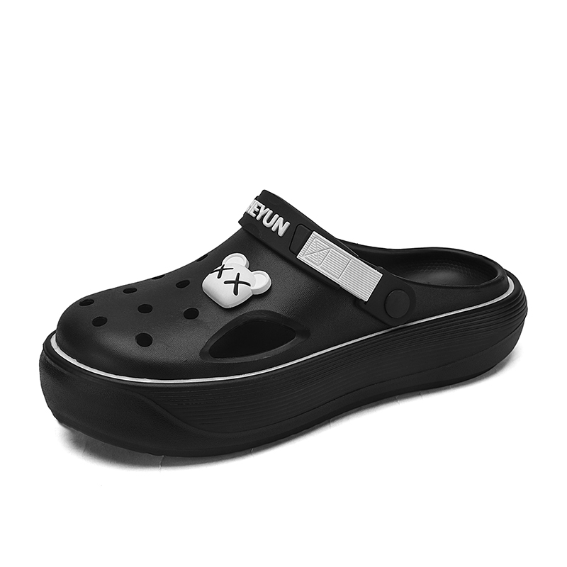 

KUPE Клоги мужские черные, цвет Black