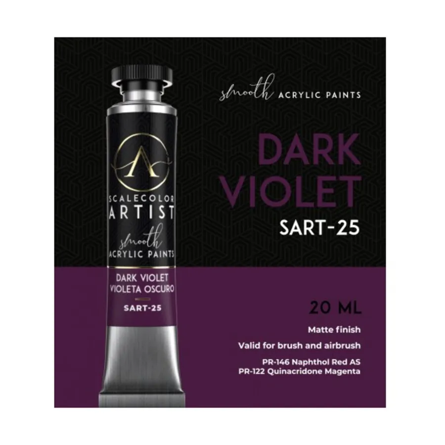 

Темно-фиолетовый, Scalecolor Artist Paints - Blues, Greens, and Purples