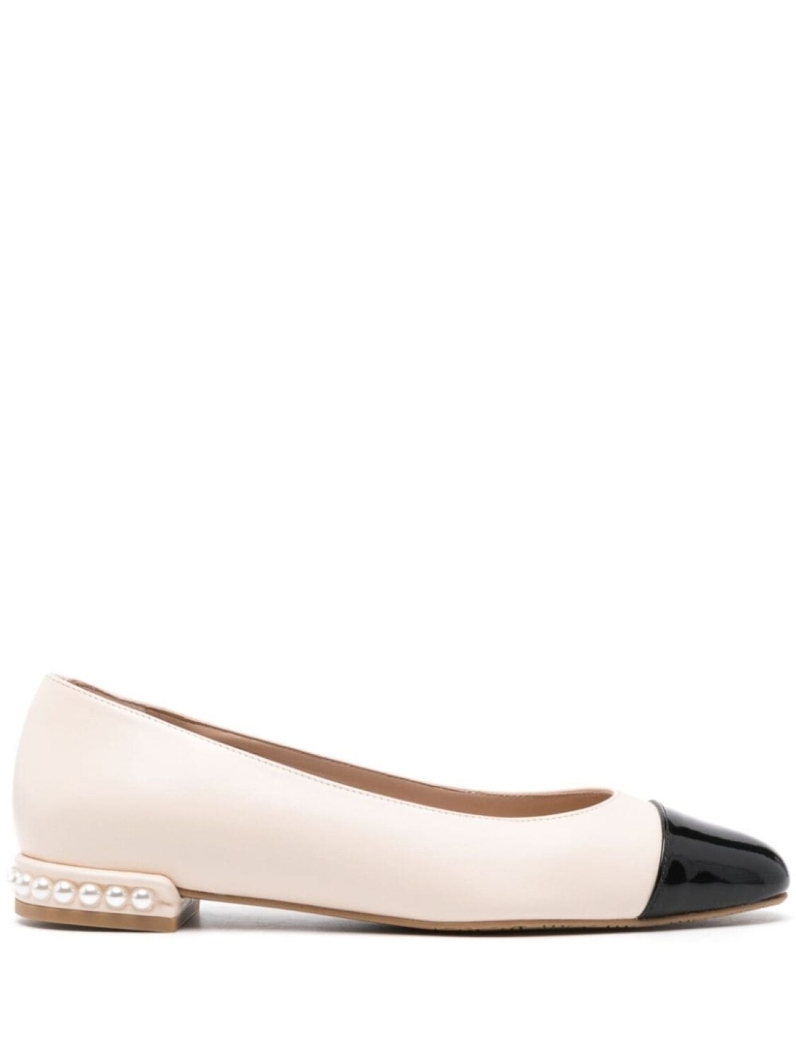 

Stuart Weitzman декорированные балетки, нейтральный цвет
