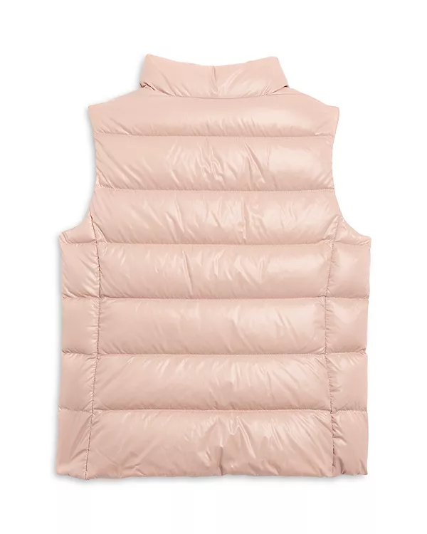 Пуховый жилет из фанеры для девочек - для детей постарше Moncler, черный — фото 3