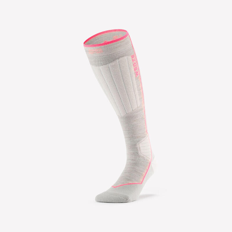 

Носки Wedze, цвет beige/rosa neón flúor