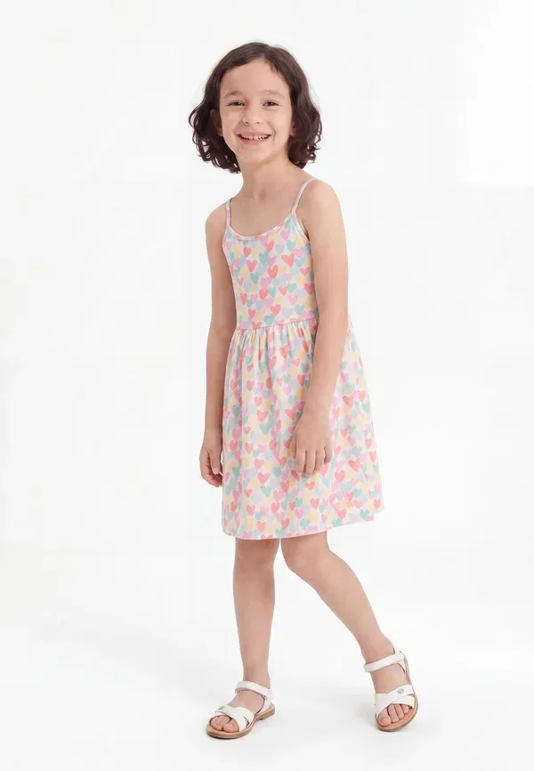 Платье Anis dress hearts print jersey dress The New Society, разноцветное