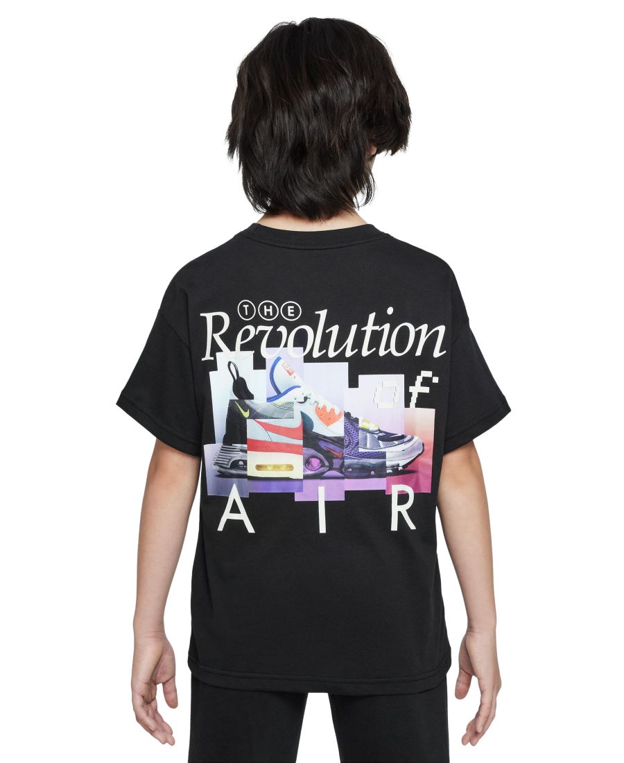 

Спортивная футболка для мальчиков из хлопка с графическим принтом "Air" Nike, Black, Черный, Спортивная футболка для мальчиков из хлопка с графическим принтом "Air" Nike, Black